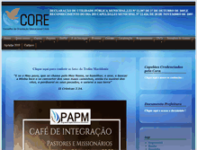 Tablet Screenshot of corecapelania.com.br